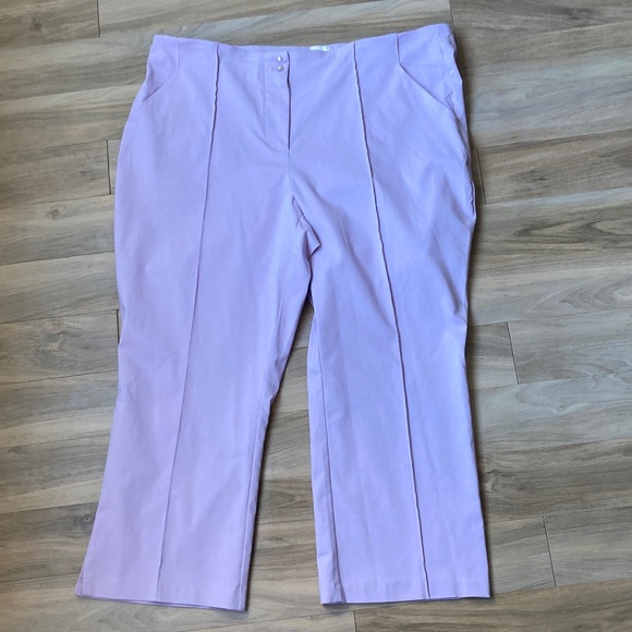 Zac & Rachel lavender pant with stretch career office business casual 20W - Picture 17 of 17
